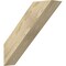 Ekena Millwork 6"W x 24"D x 24"H Traditional Rough Sawn Knee Brace, Douglas Fir BRC06X24X24TRA00RDF - alternate 1